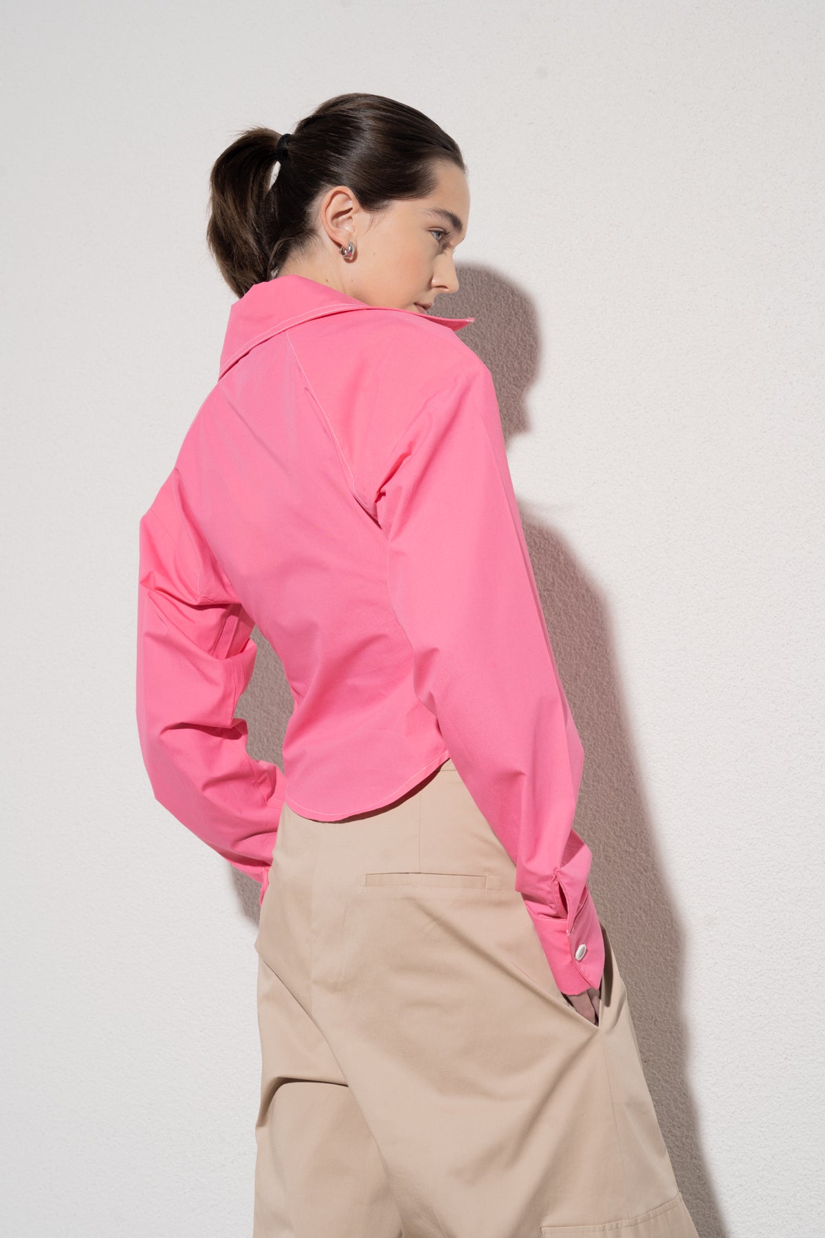 SILKY 101 GÖMLEK - PEMBE