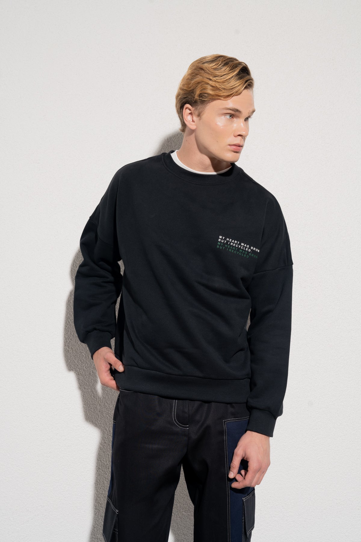 BARİ SWEATSHIRT - SİYAH