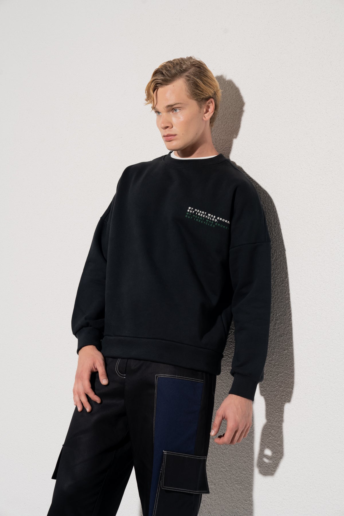 BARİ SWEATSHIRT - SİYAH