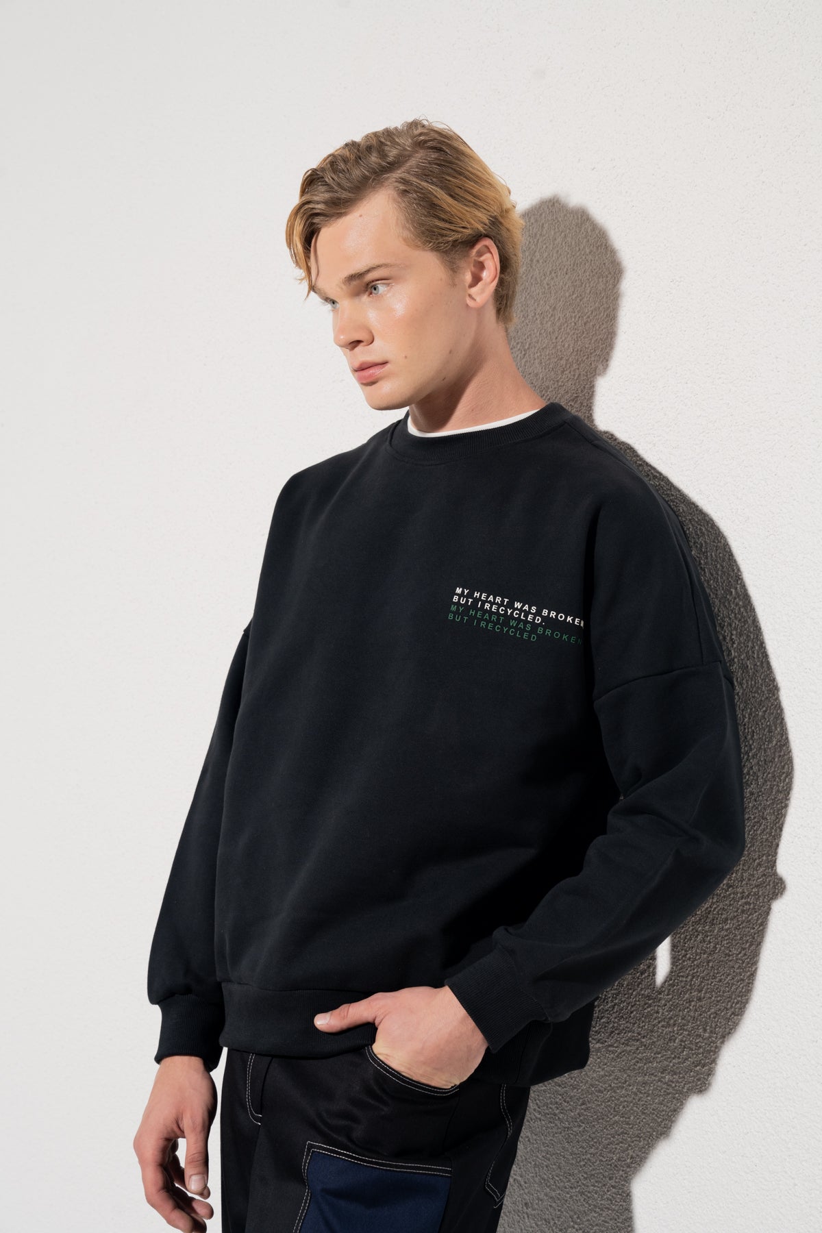 BARİ SWEATSHIRT - SİYAH