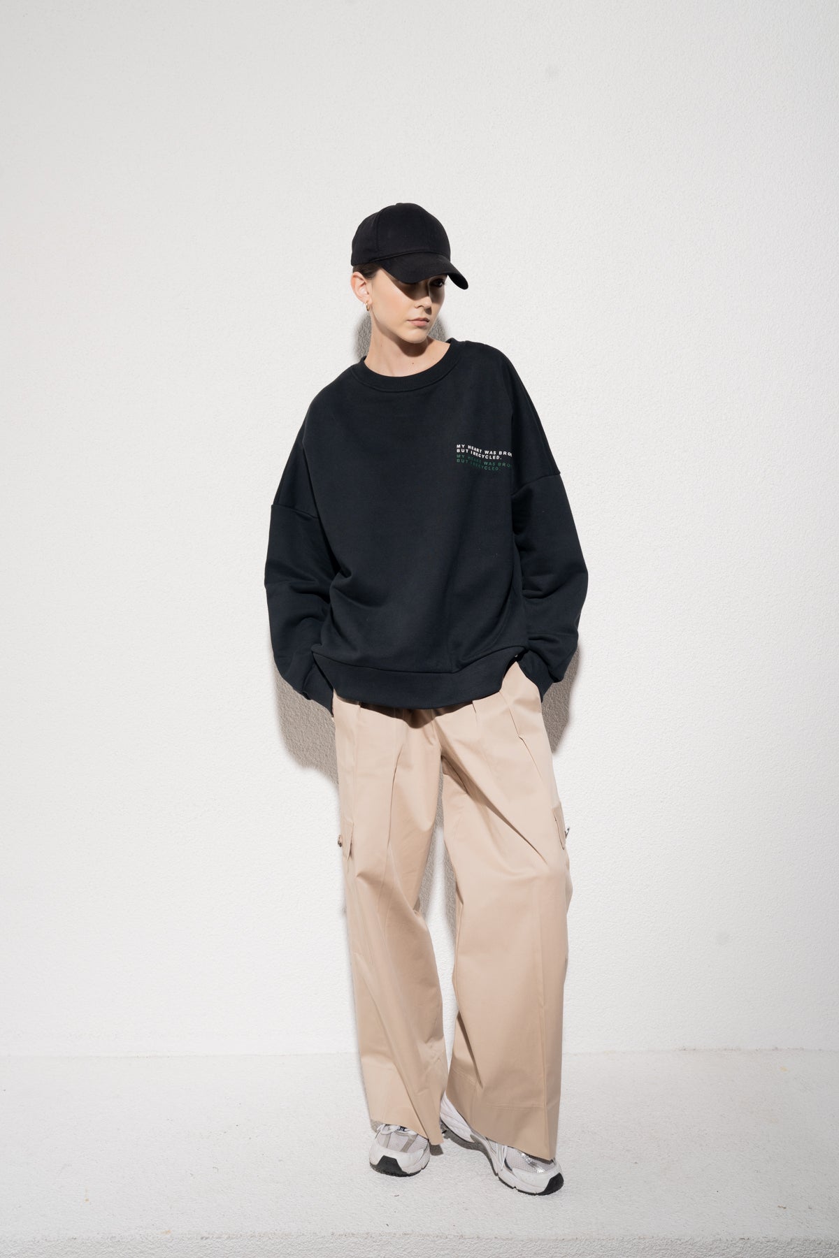 BARİ SWEATSHIRT - SİYAH