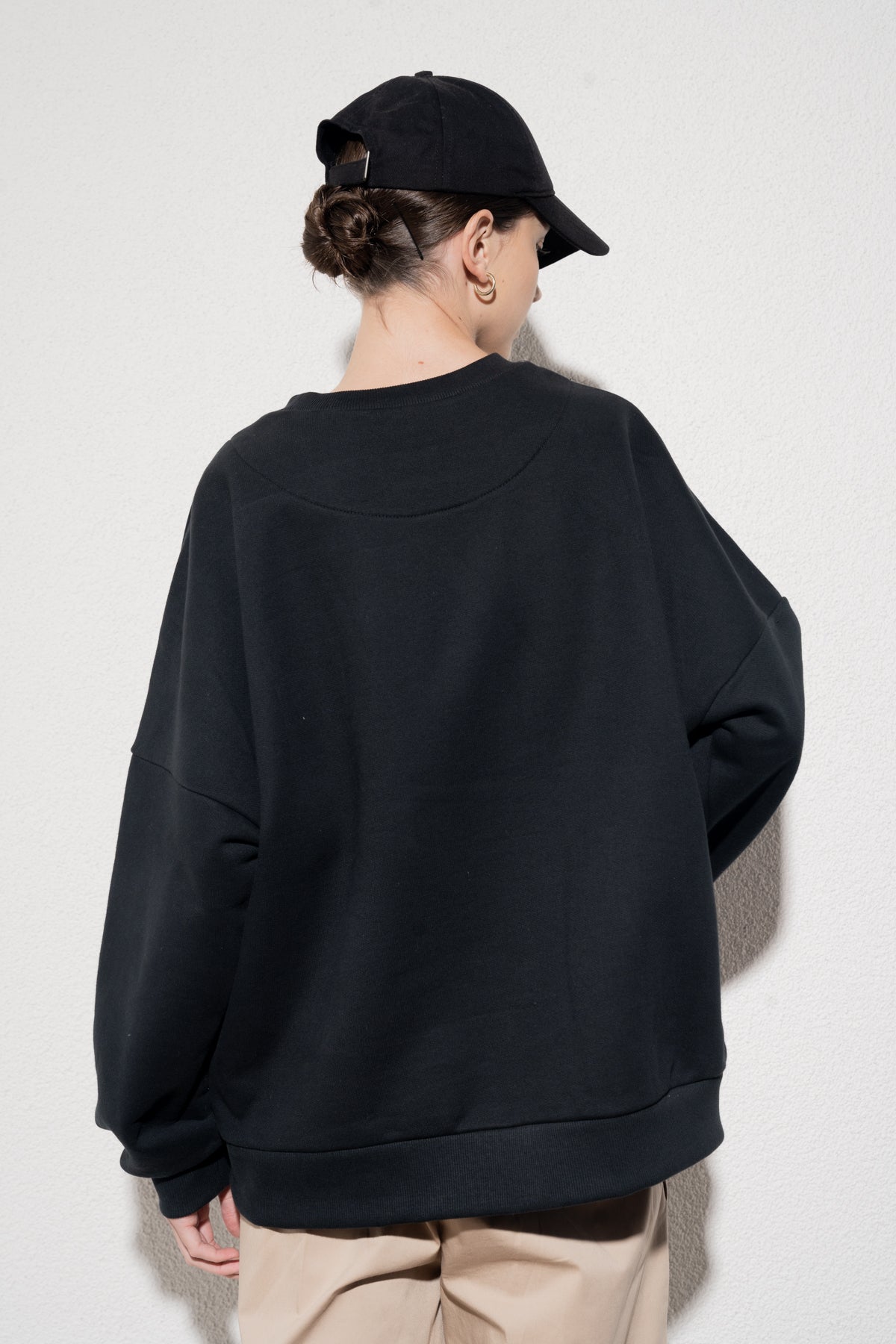 BARİ SWEATSHIRT - SİYAH