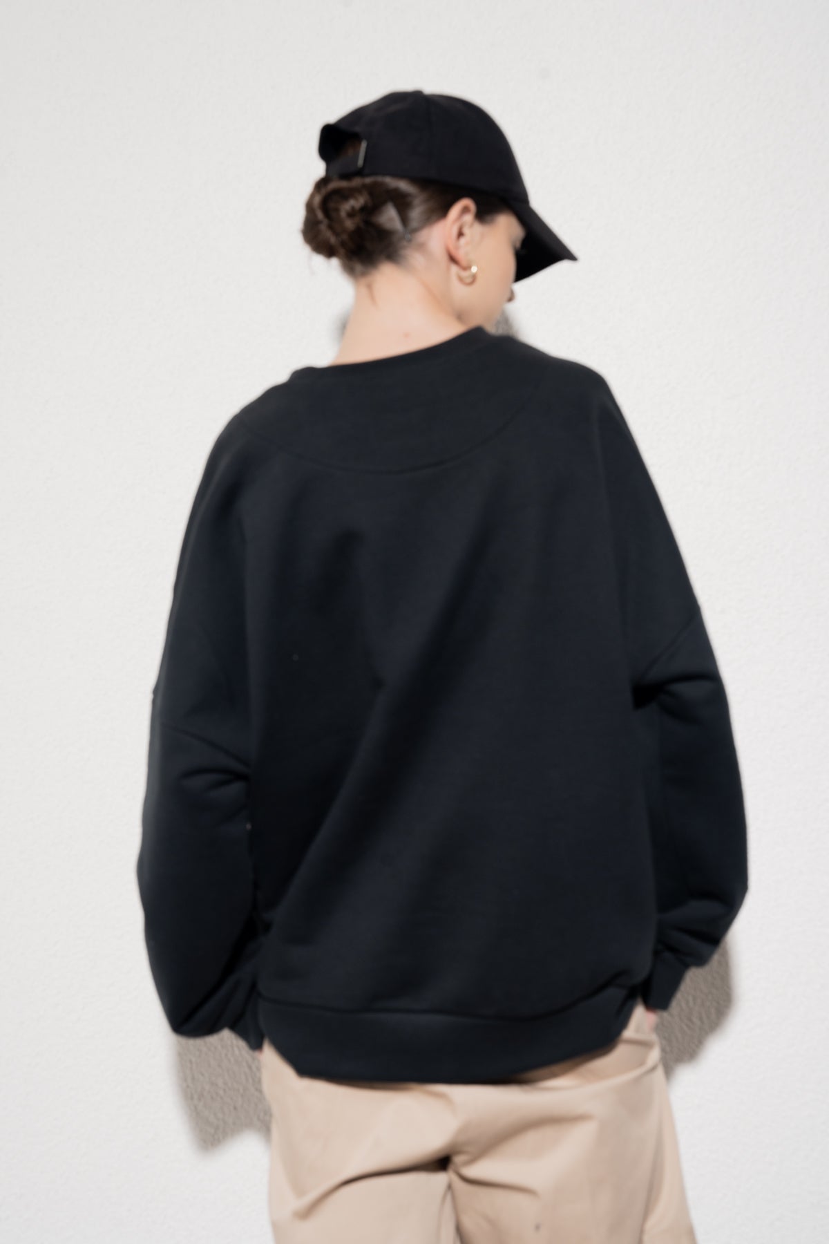 BARİ SWEATSHIRT - SİYAH