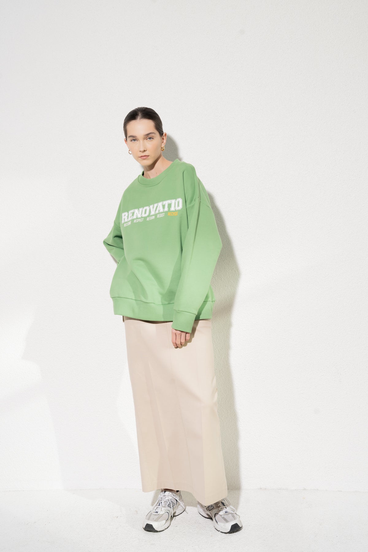 RENOVATIO SWEATSHIRT - YEŞİL
