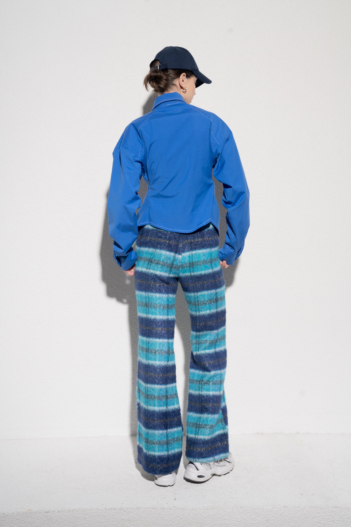 GLORIE PANTOLON - GRİ / MAVİ