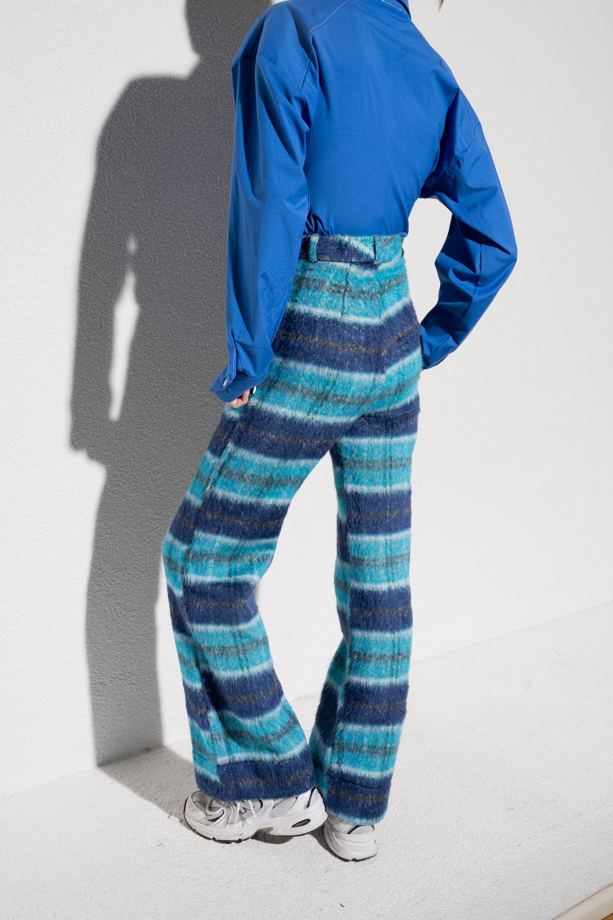 GLORIE PANTOLON - GRİ / MAVİ
