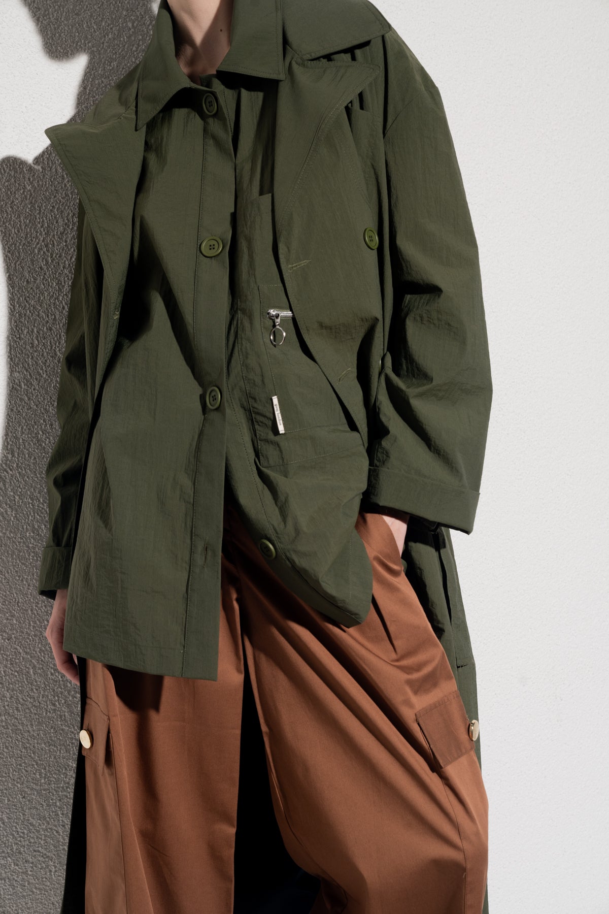 MAPLE TRENCHCOAT - YEŞİL