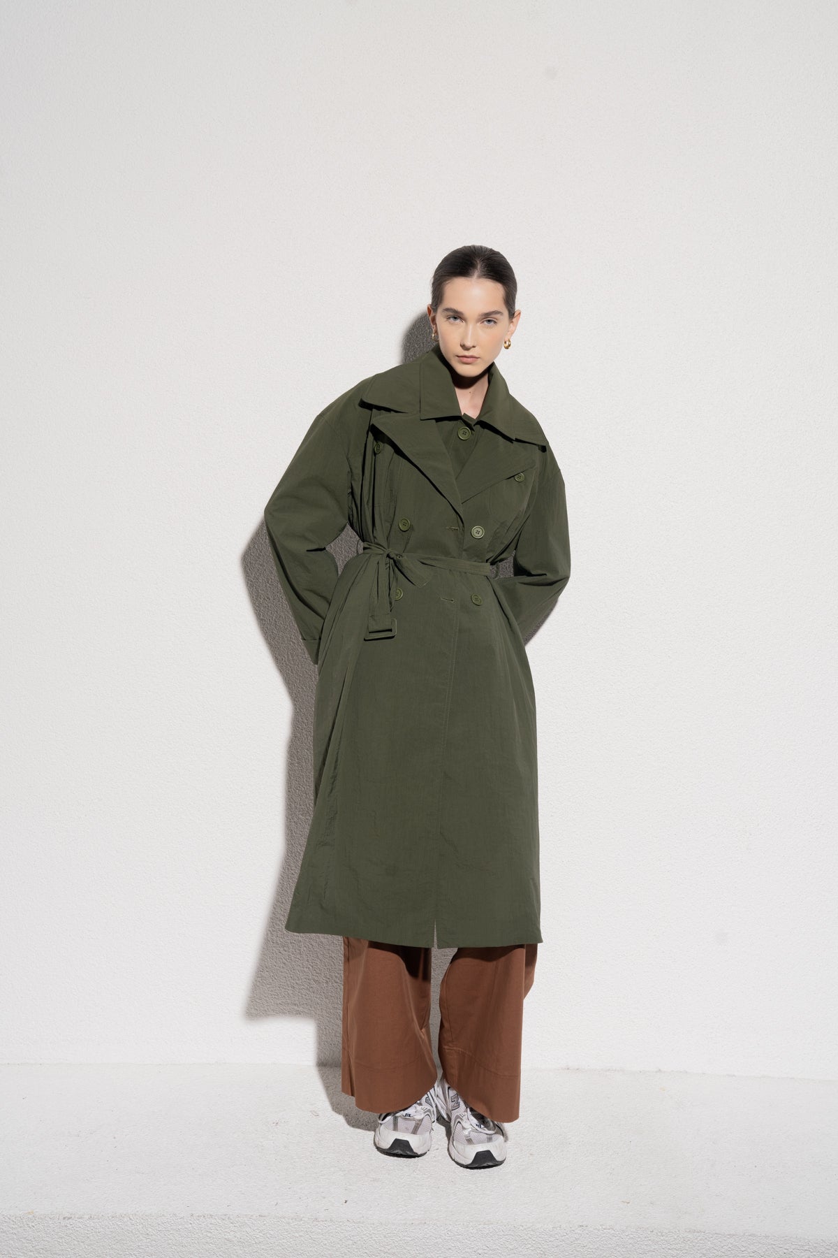 MAPLE TRENCHCOAT - YEŞİL