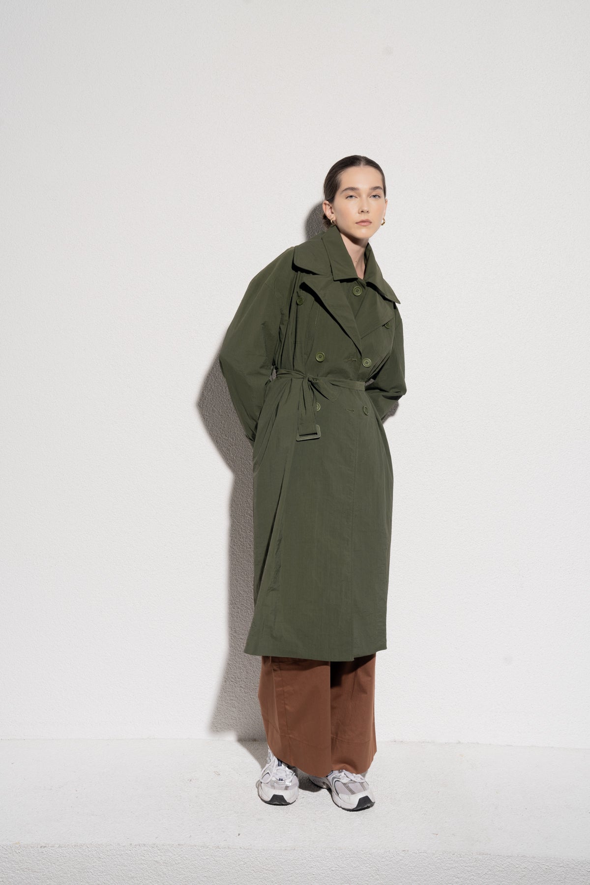 MAPLE TRENCHCOAT - YEŞİL