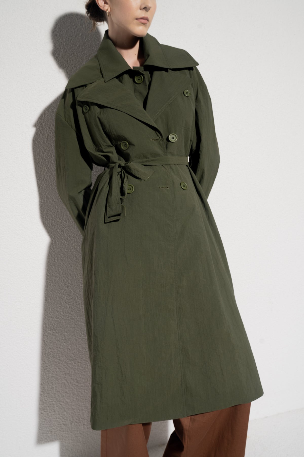 MAPLE TRENCHCOAT - YEŞİL