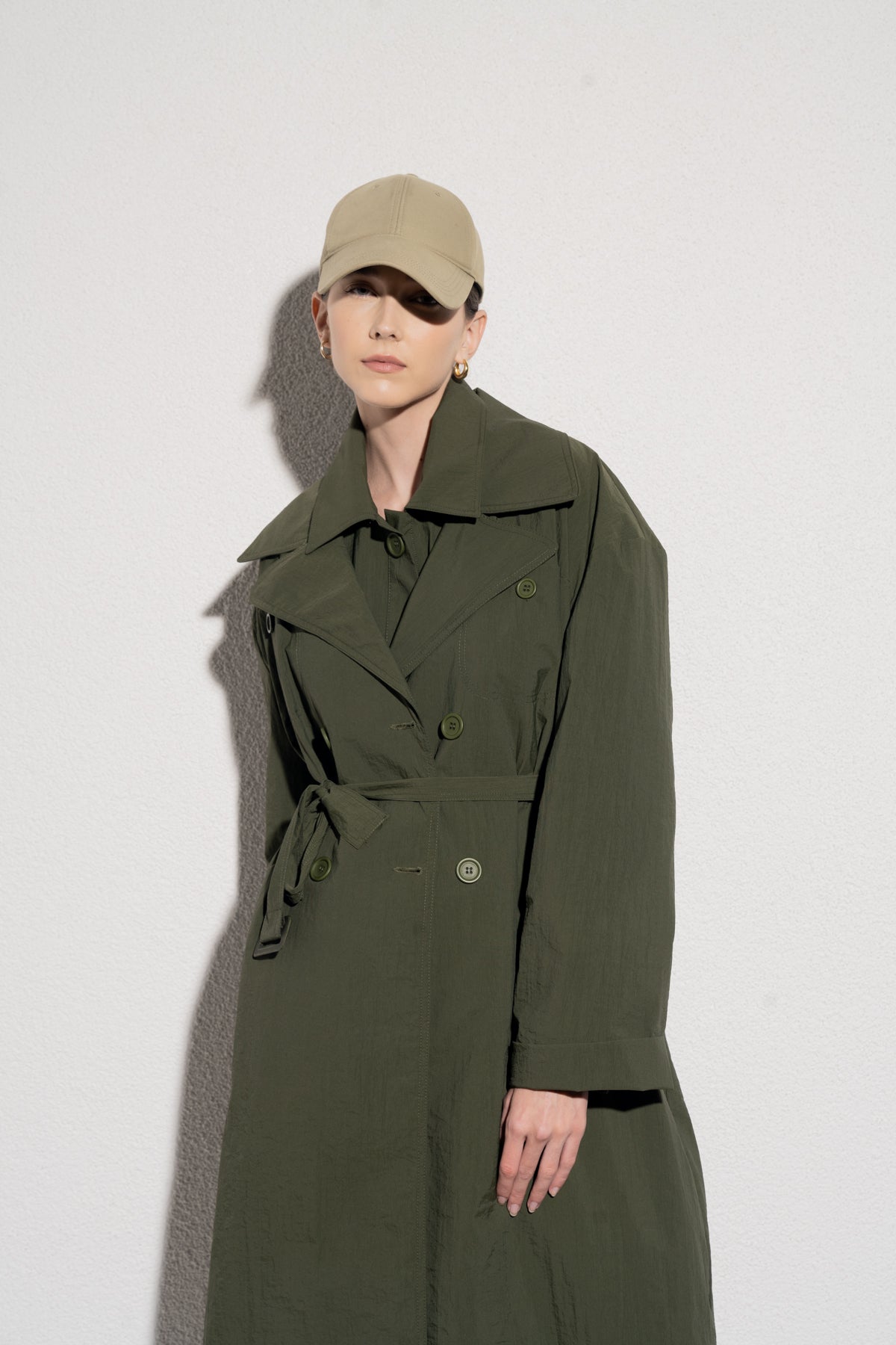MAPLE TRENCHCOAT - YEŞİL