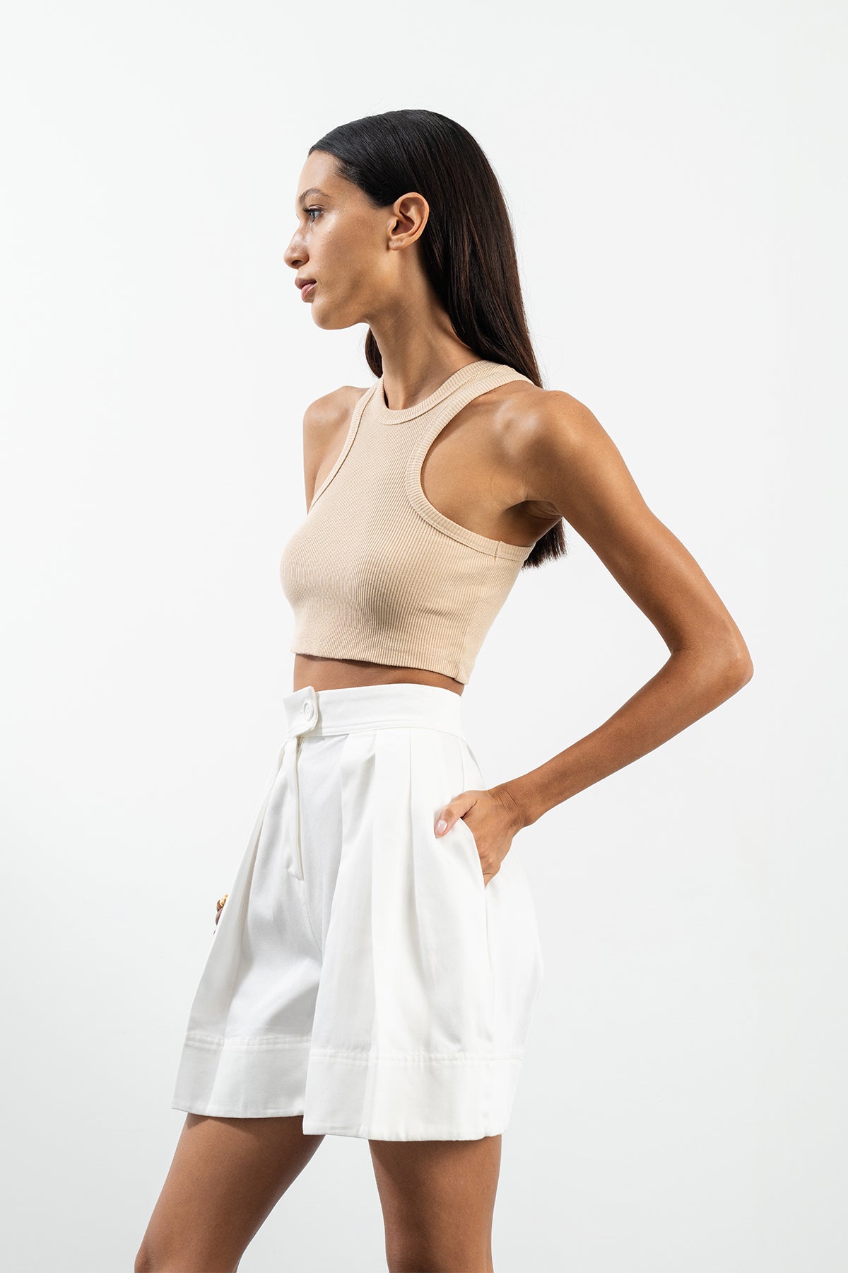 ANEMONE TOP - BEJ