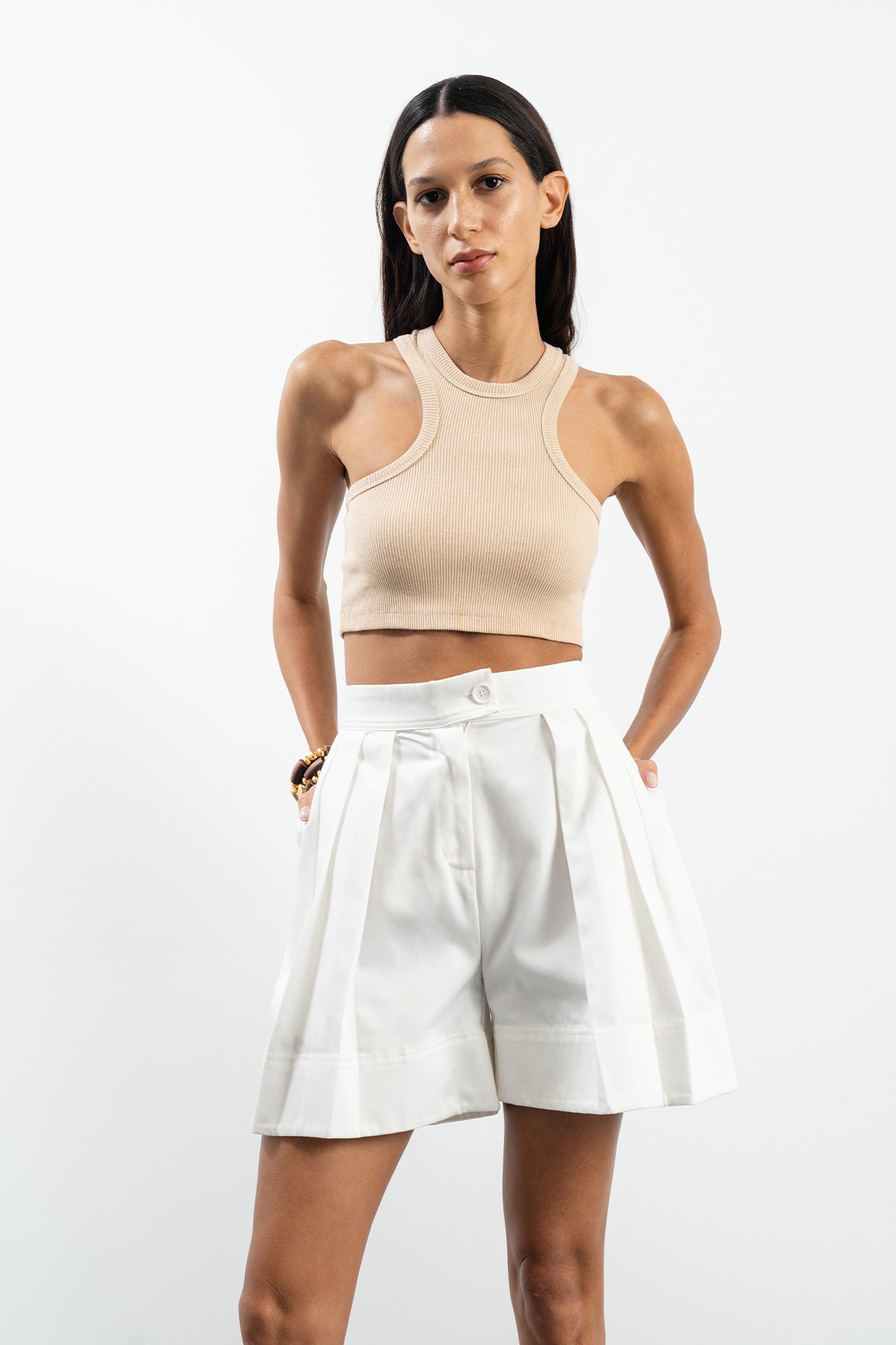 ANEMONE TOP - BEJ