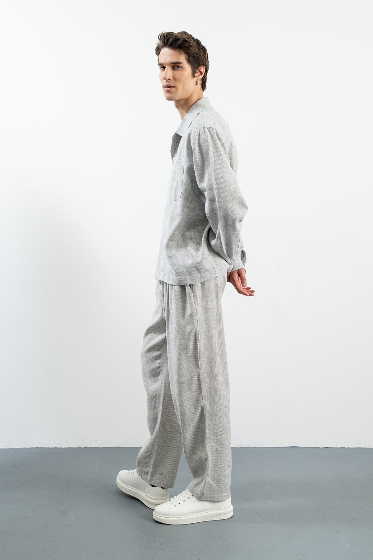 BREATHER PANTOLON - LACİVERT / BEYAZ