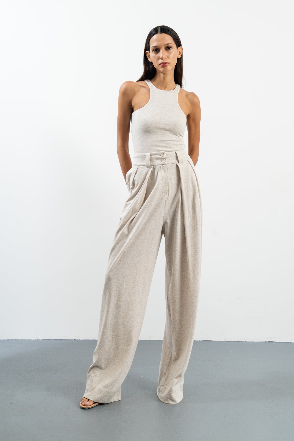 HILDA BODYSUIT - GRİ