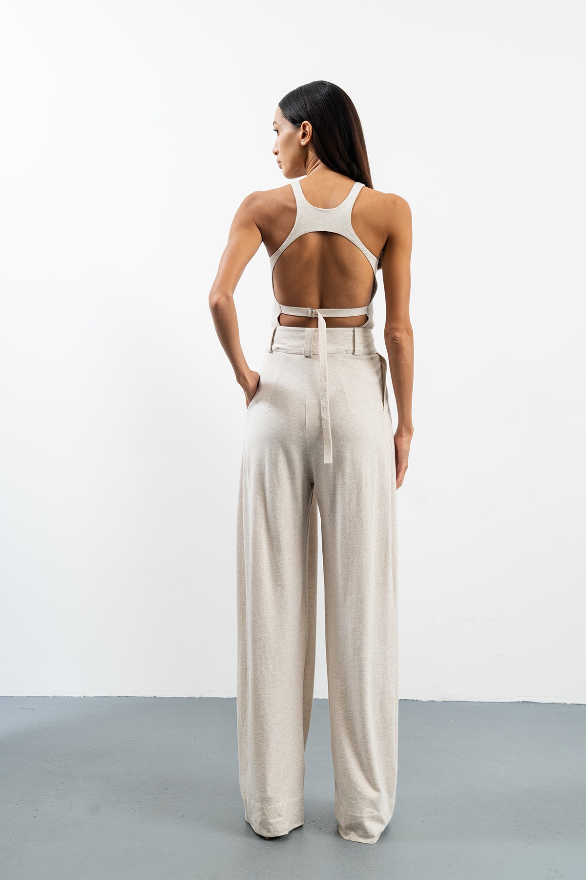 HILDA BODYSUIT - GRİ