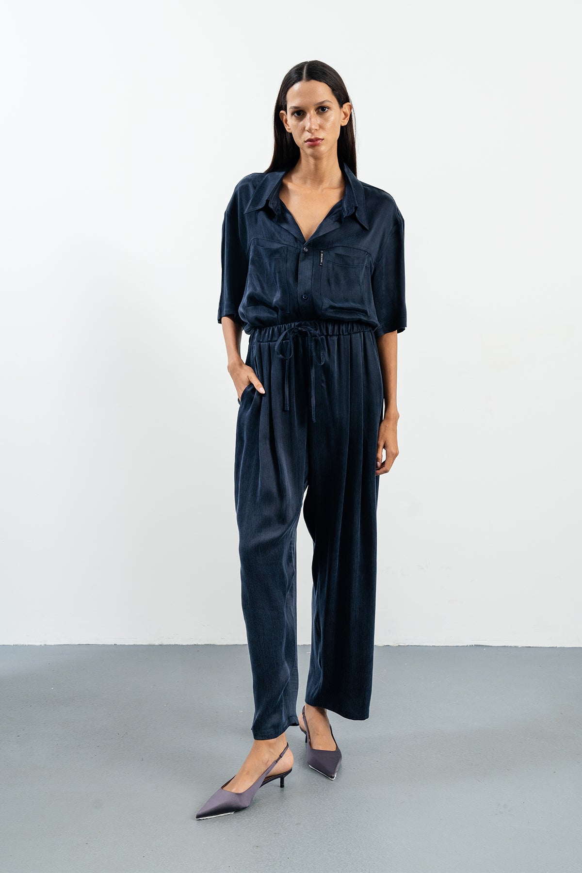 JOHANNA NAVY PANTOLON - LACİVERT