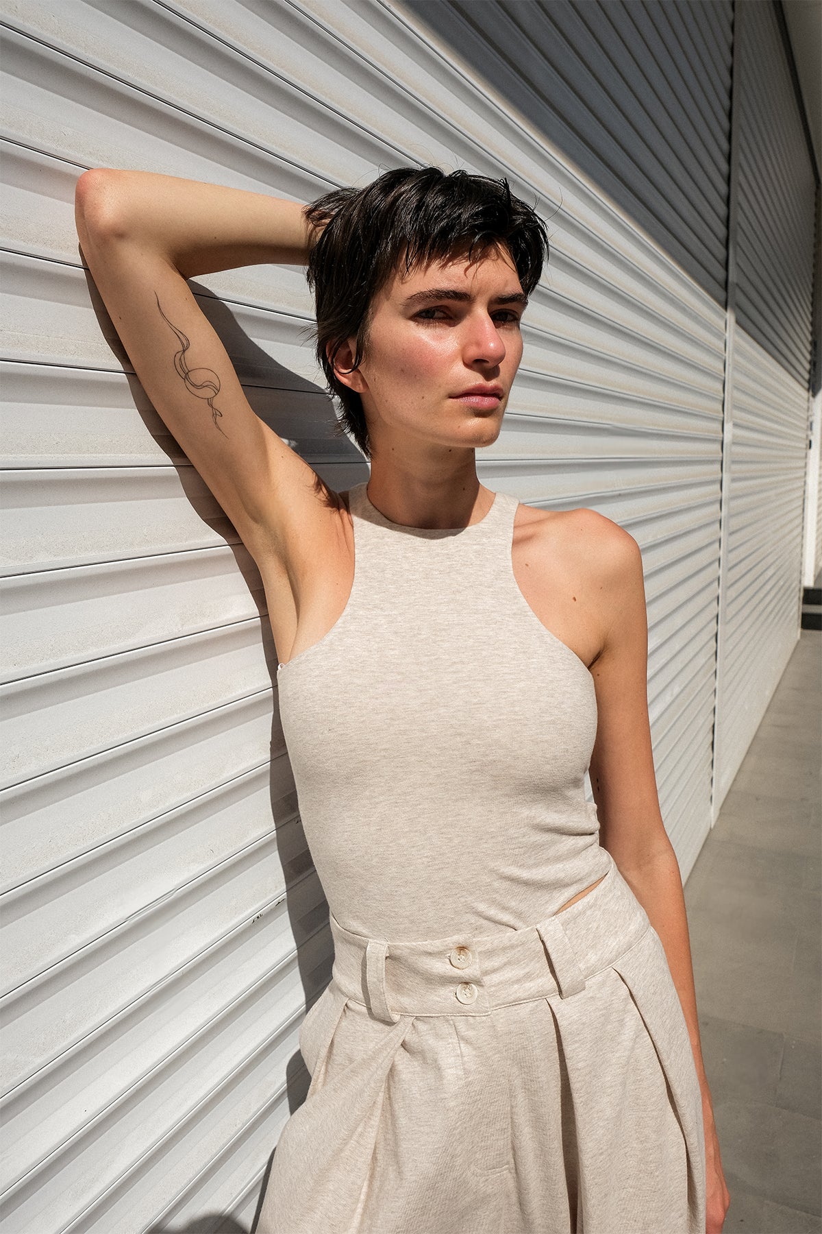 HILDA BODYSUIT - GRİ