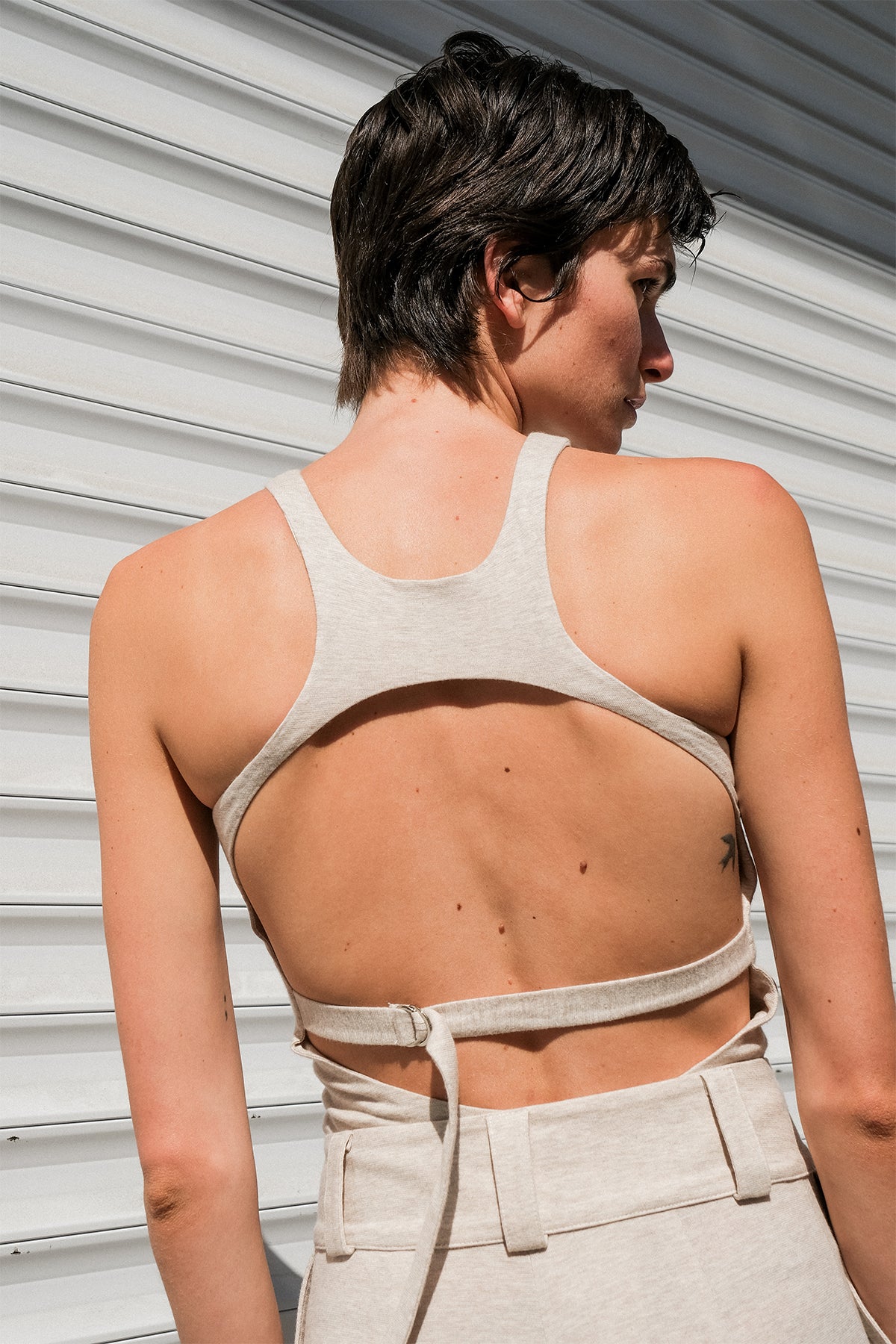 HILDA BODYSUIT - GRİ