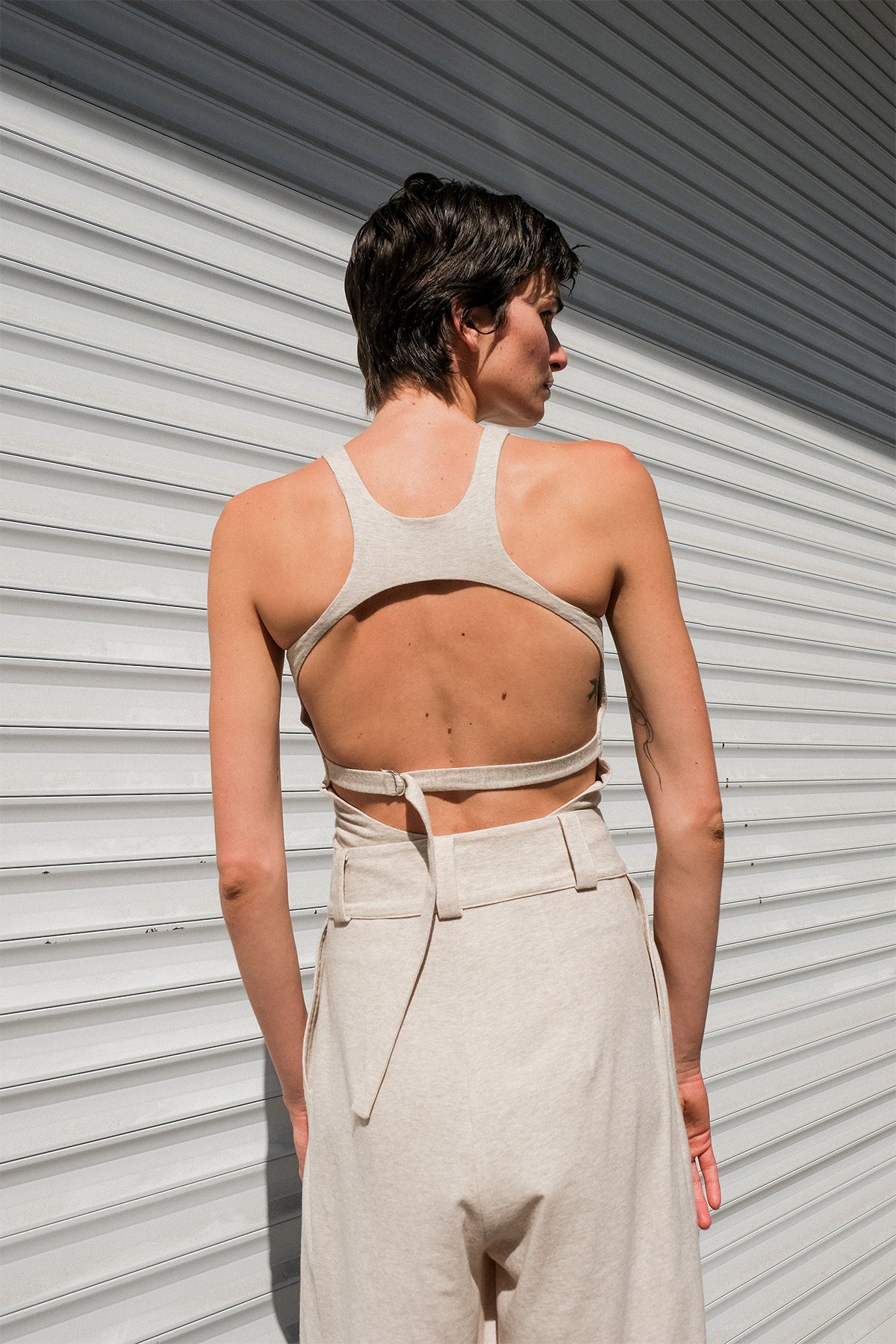 HILDA BODYSUIT - GRİ