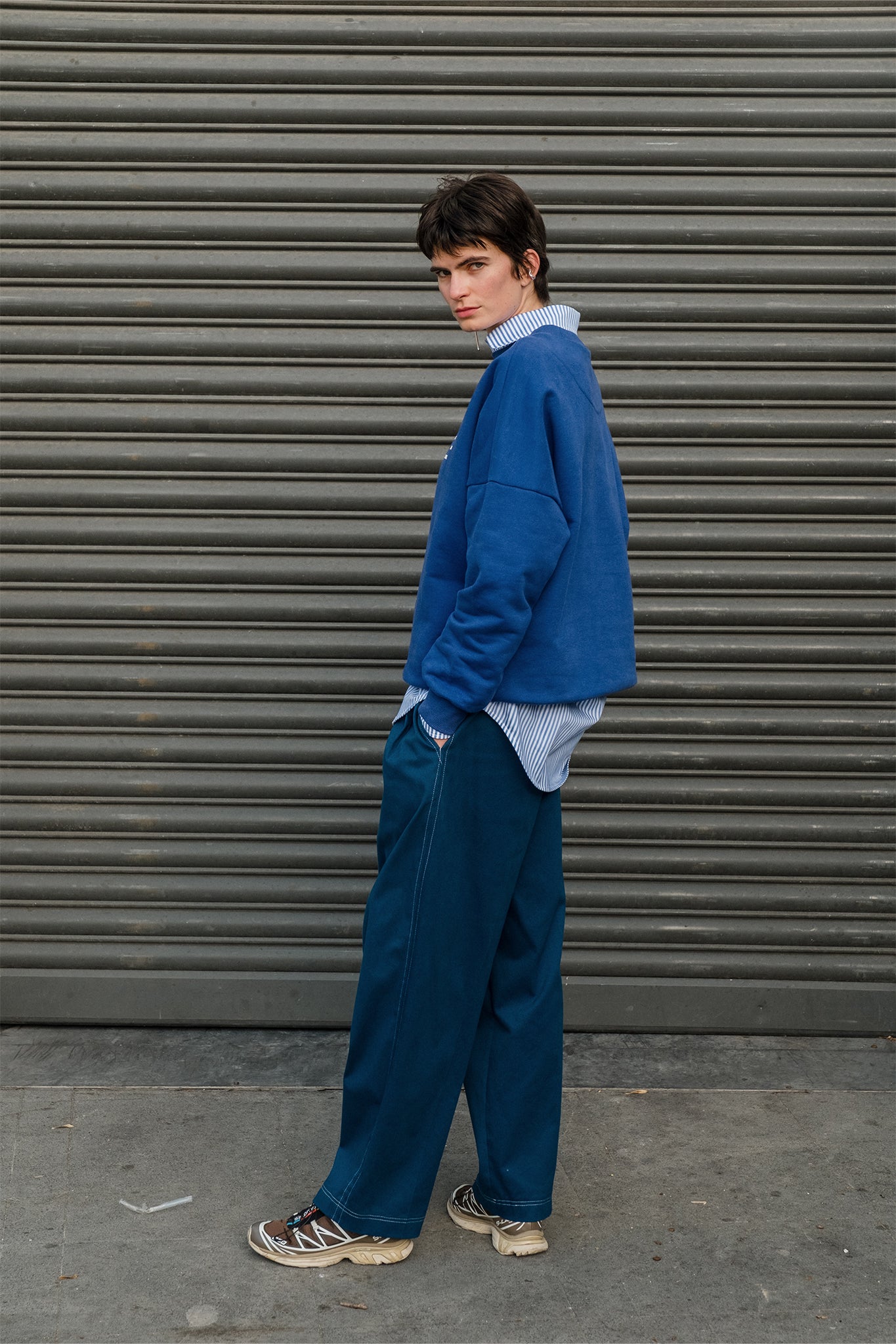 EARTHY PANTOLON - LACİVERT