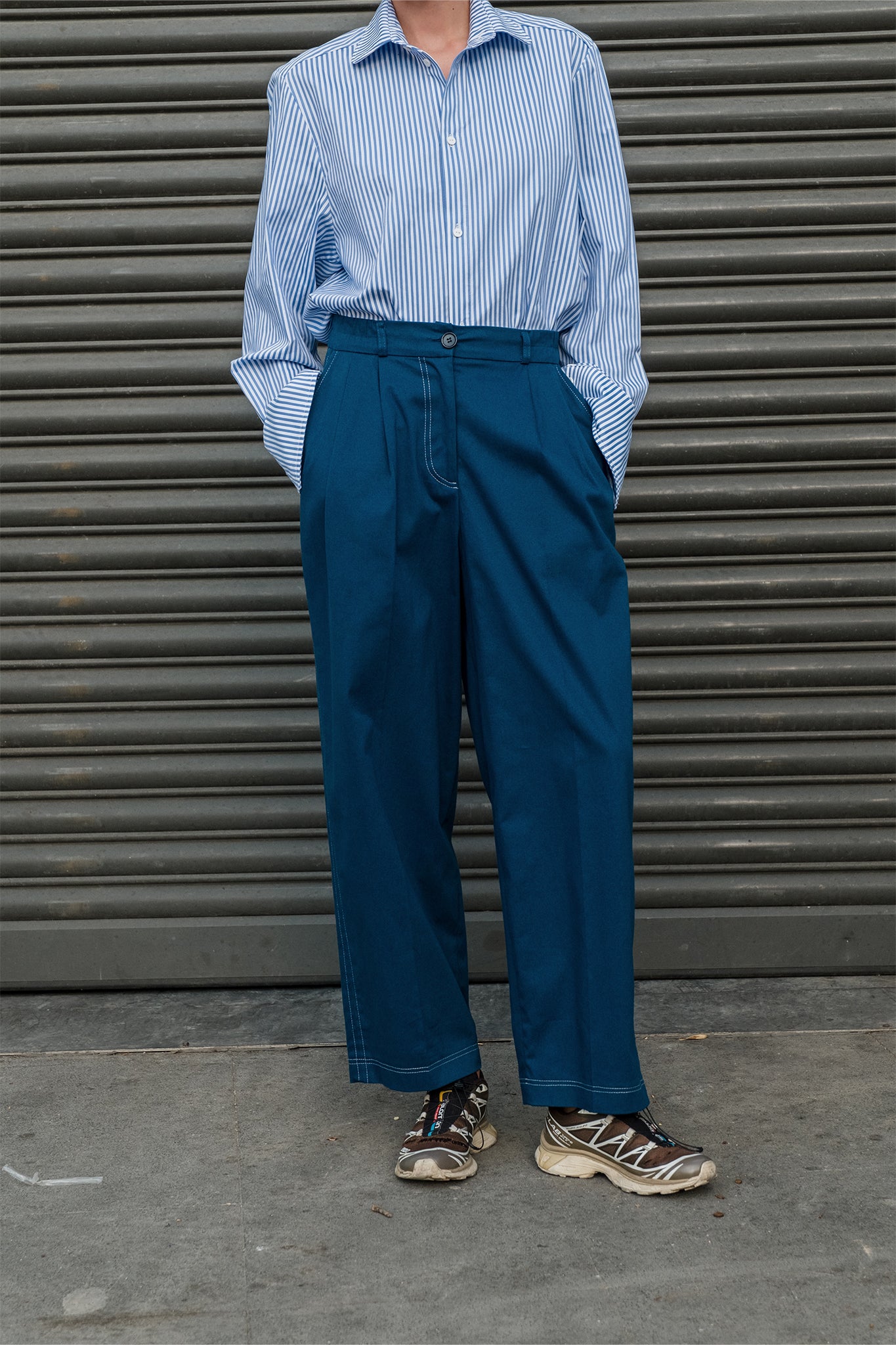 EARTHY PANTOLON - LACİVERT