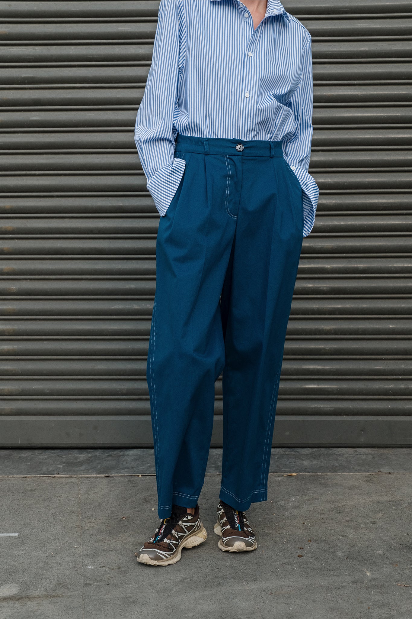 EARTHY PANTOLON - LACİVERT
