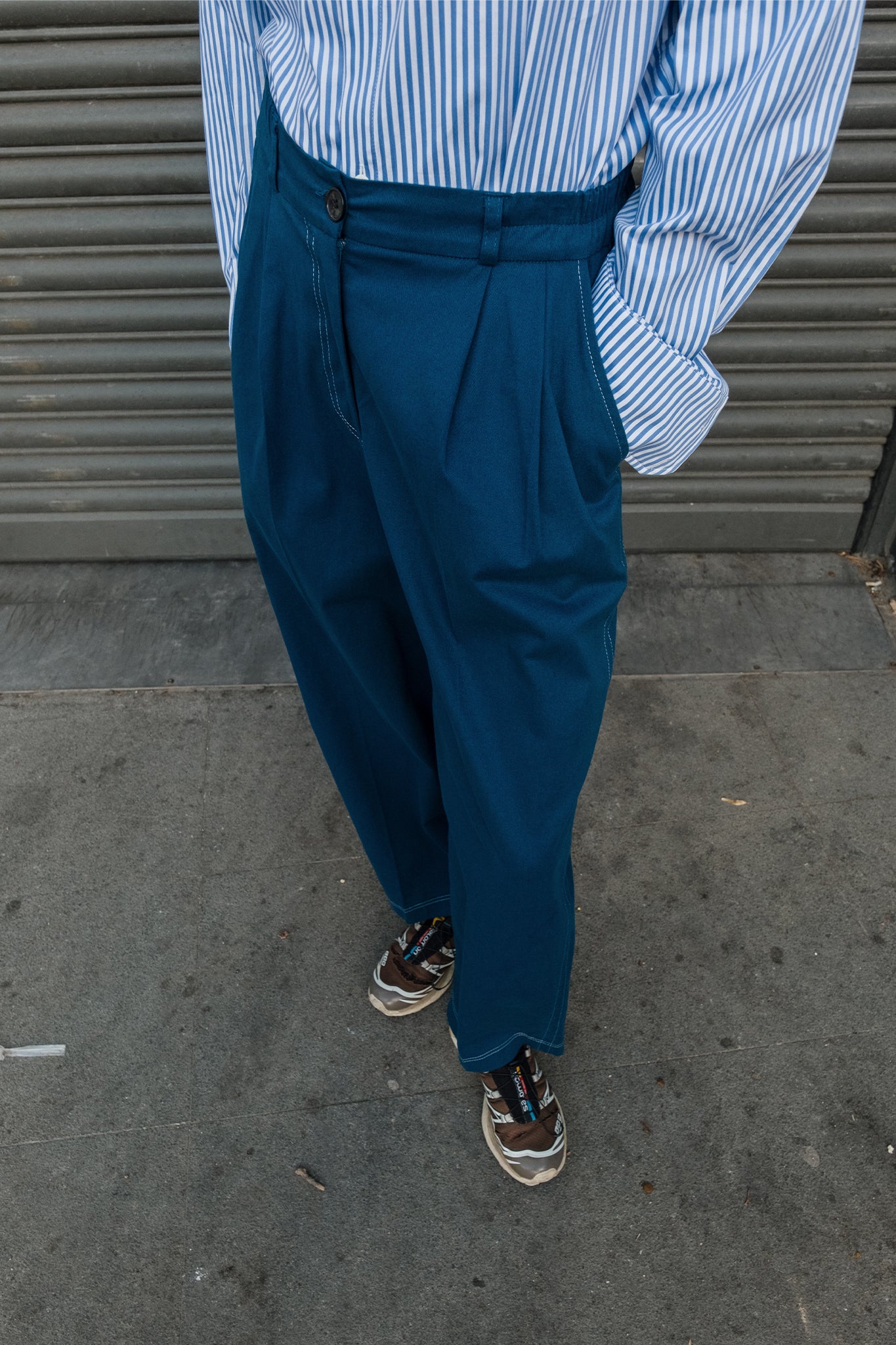 EARTHY PANTOLON - LACİVERT