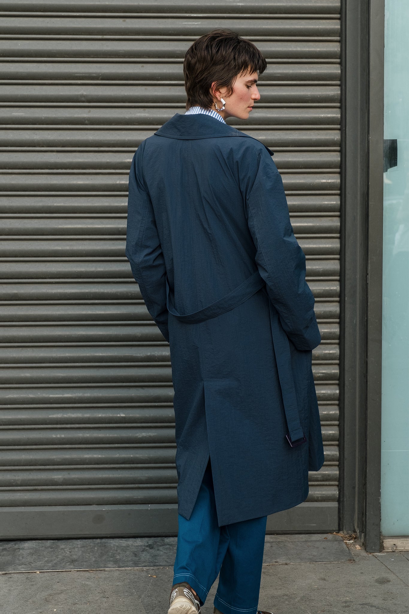 MAPLE TRENCHCOAT - LACİVERT
