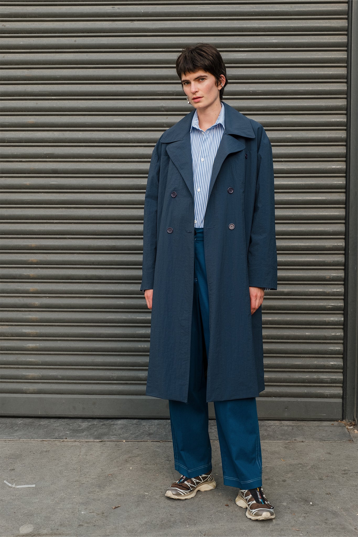 MAPLE TRENCHCOAT - LACİVERT