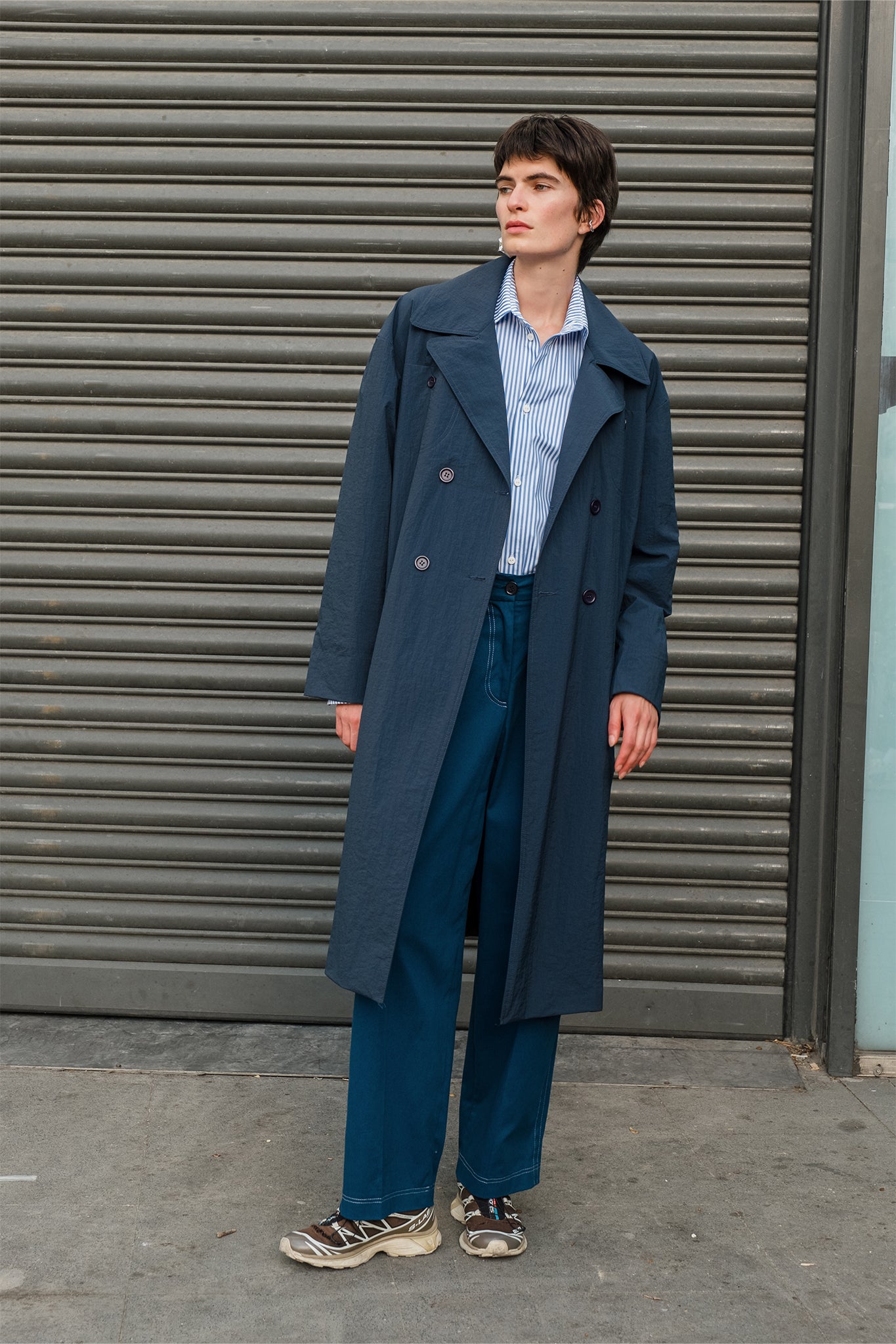 MAPLE TRENCHCOAT - LACİVERT