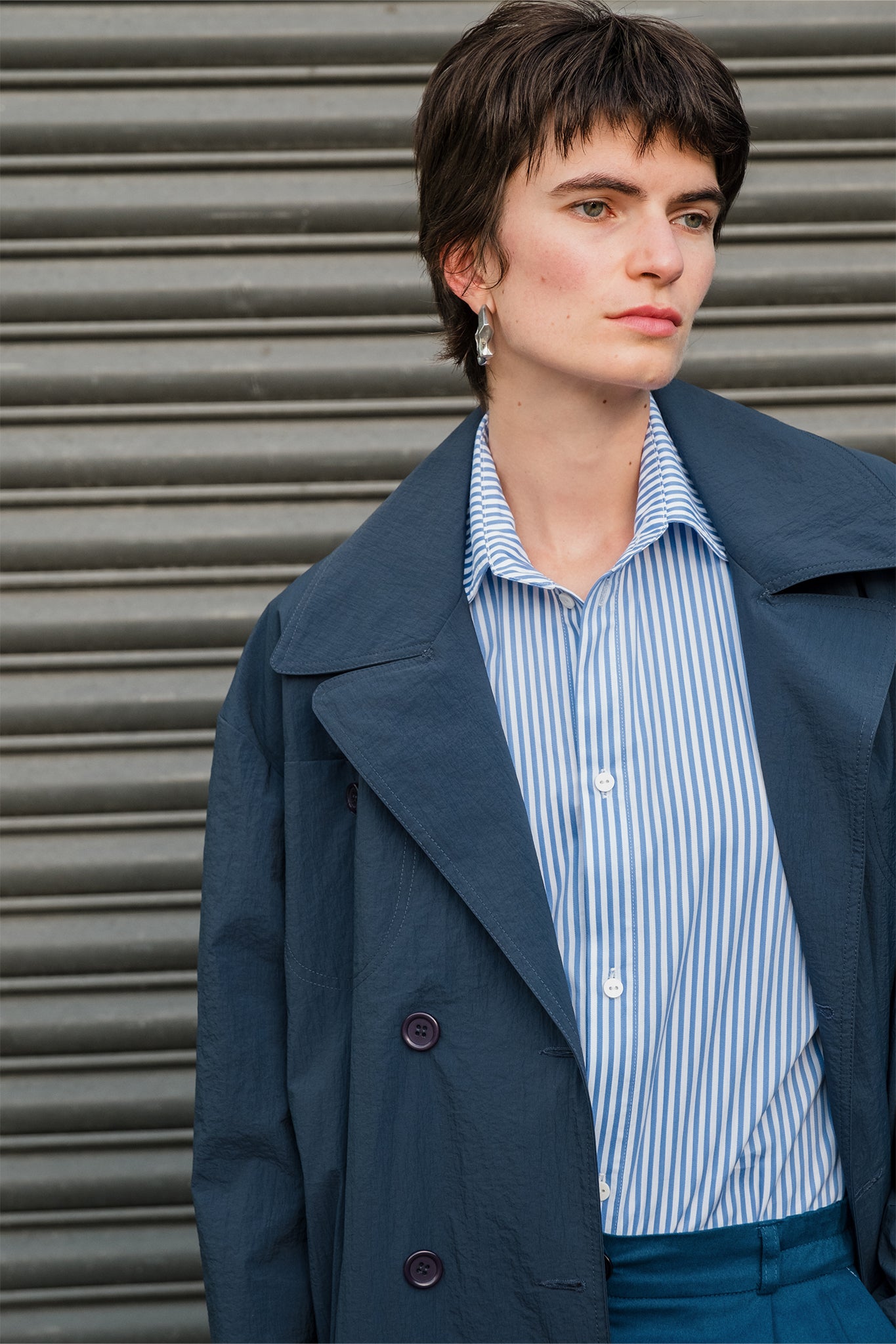 MAPLE TRENCHCOAT - LACİVERT