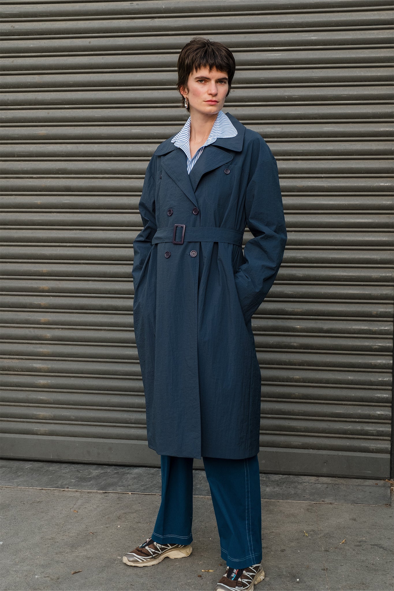 MAPLE TRENCHCOAT - LACİVERT