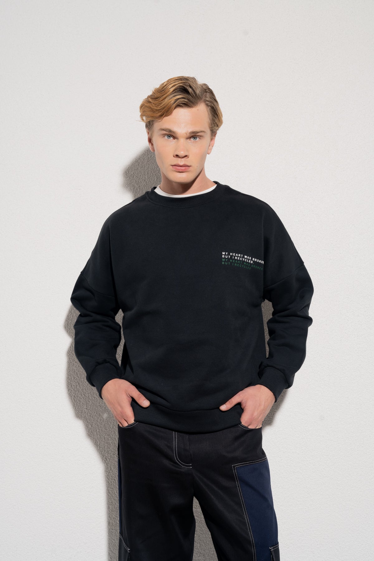 BARİ SWEATSHIRT - SİYAH