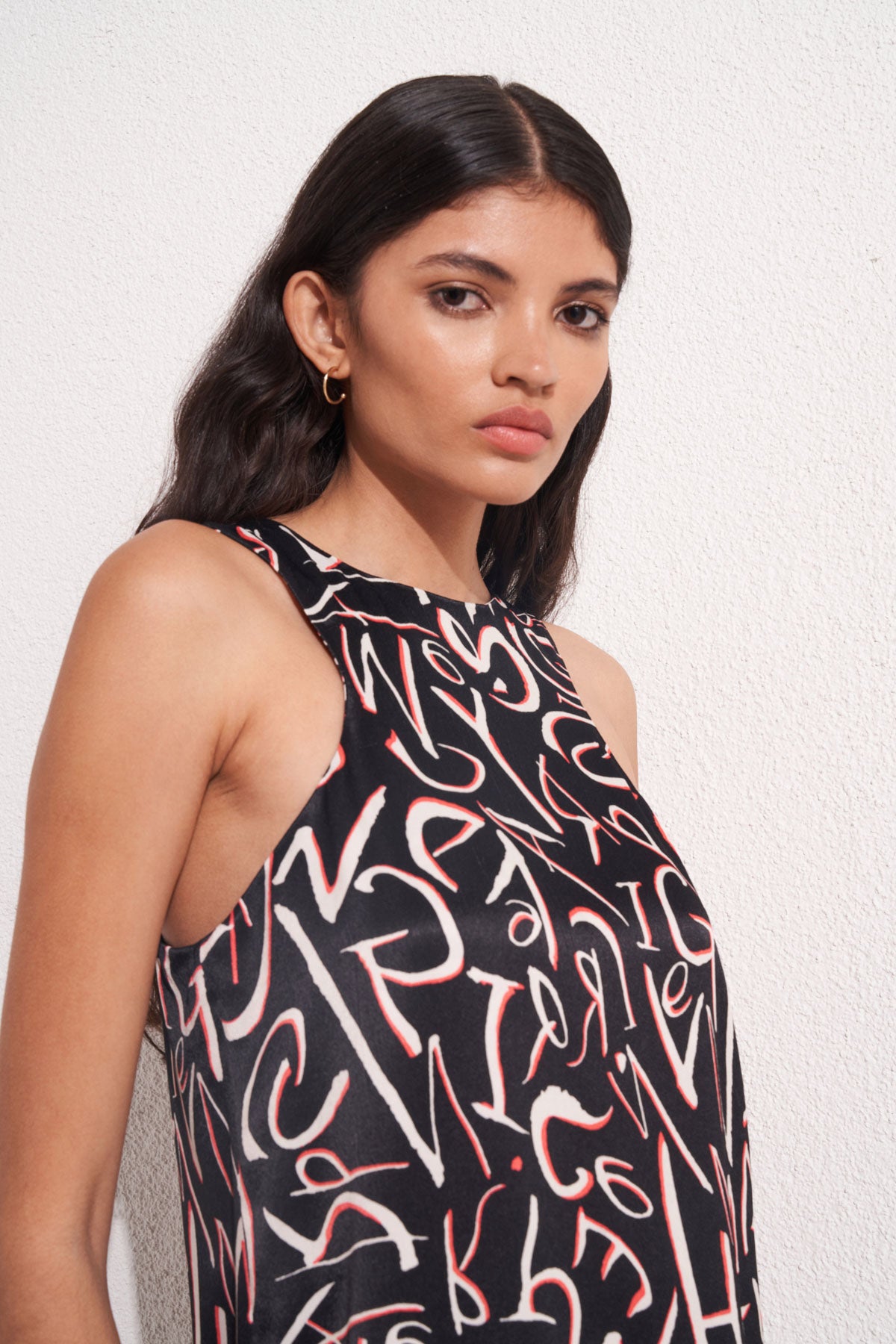 HALTER ELBİSE - SİYAH