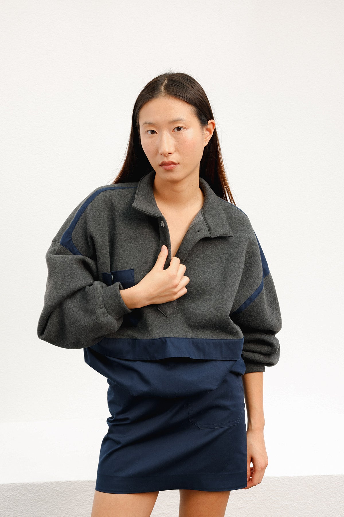 TORN SWEATSHIRT