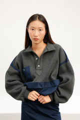 TORN SWEATSHIRT