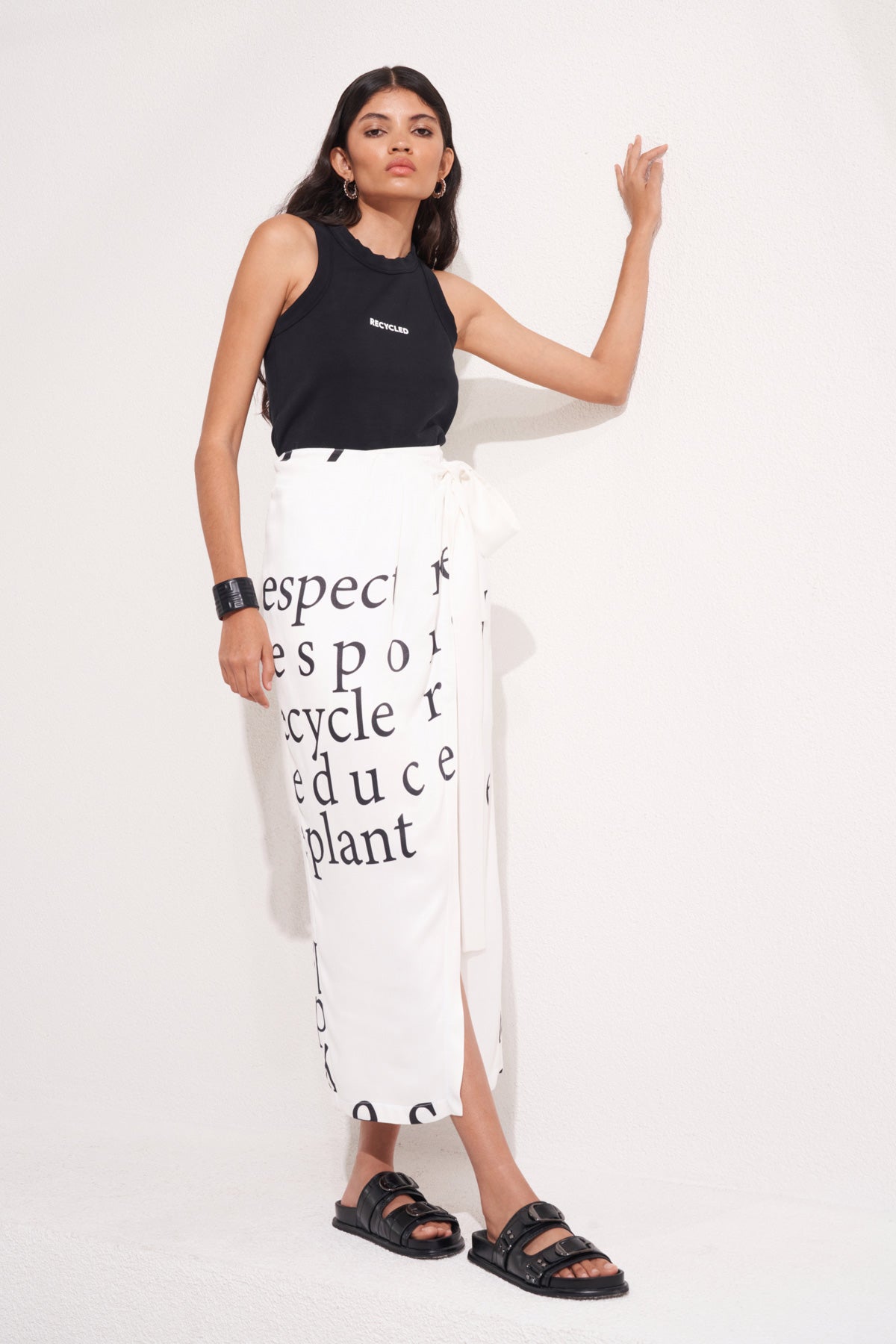 RESPECT SKIRT - WHITE