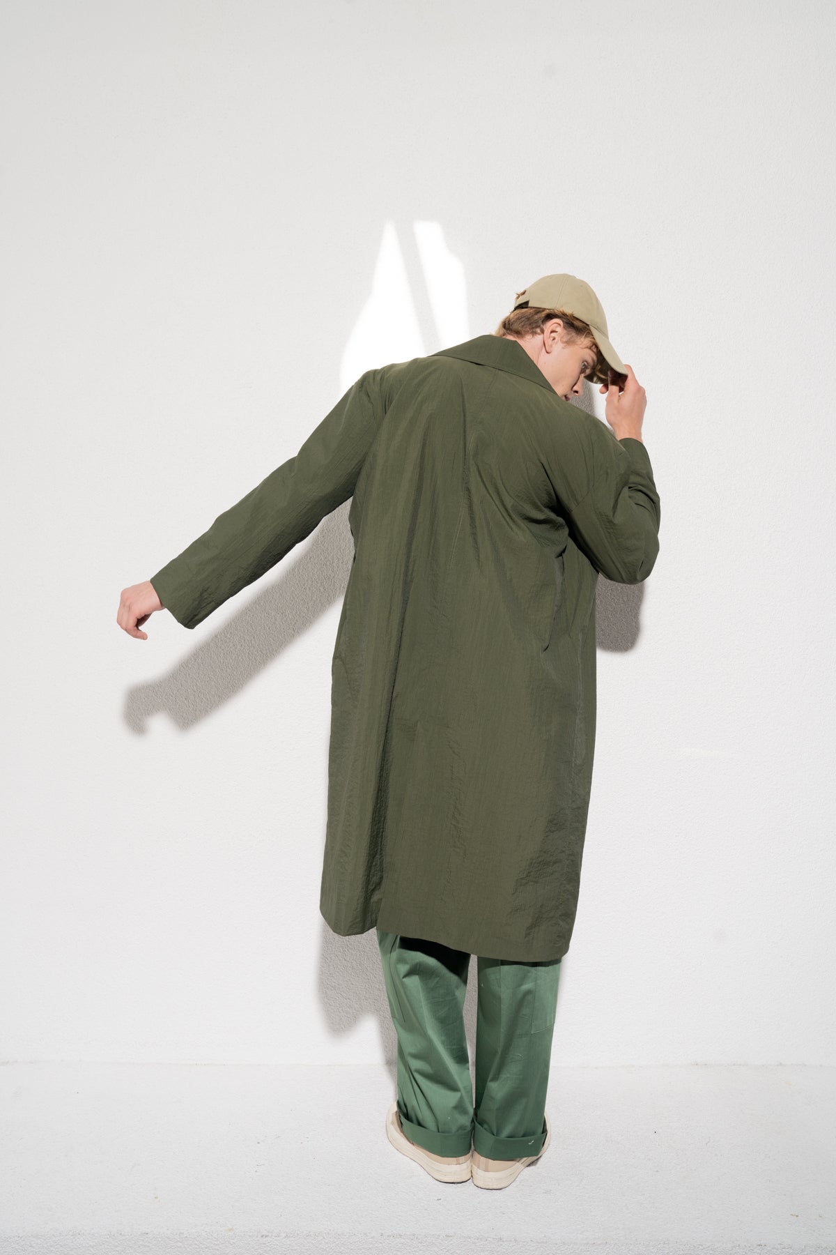 MAPLE OVERSIZE TRENCHCOAT - YEŞİL