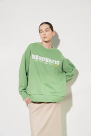 RENOVATIO SWEATSHIRT - YEŞİL
