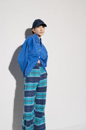 GLORIE PANTOLON - GRİ / MAVİ