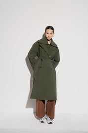MAPLE TRENCHCOAT - YEŞİL