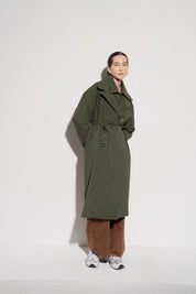 MAPLE TRENCHCOAT - YEŞİL