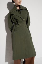 MAPLE TRENCHCOAT - YEŞİL