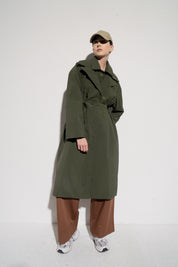 MAPLE TRENCHCOAT - YEŞİL