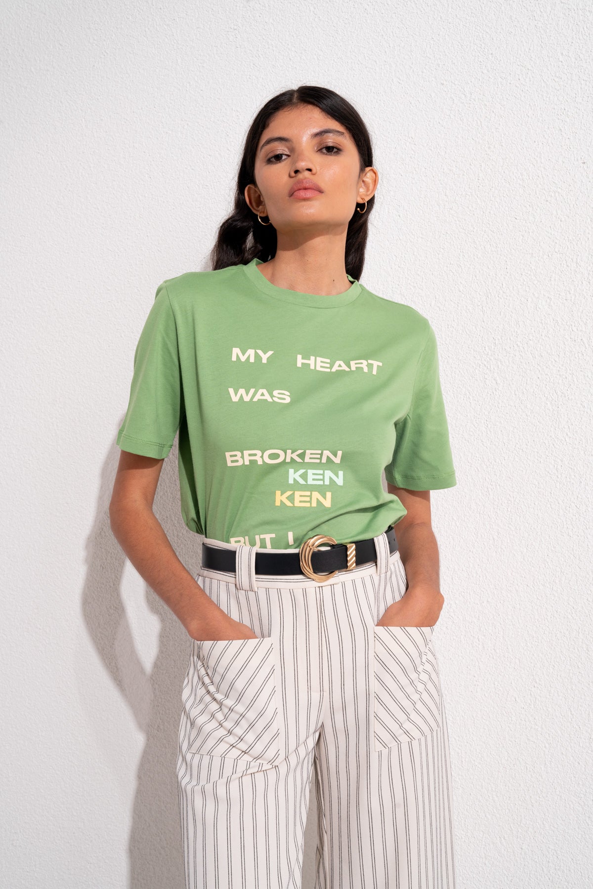 BROKEN T-SHIRT - YEŞİL