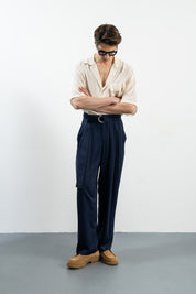 MARKUS NAVY PANTOLON - LACİVERT