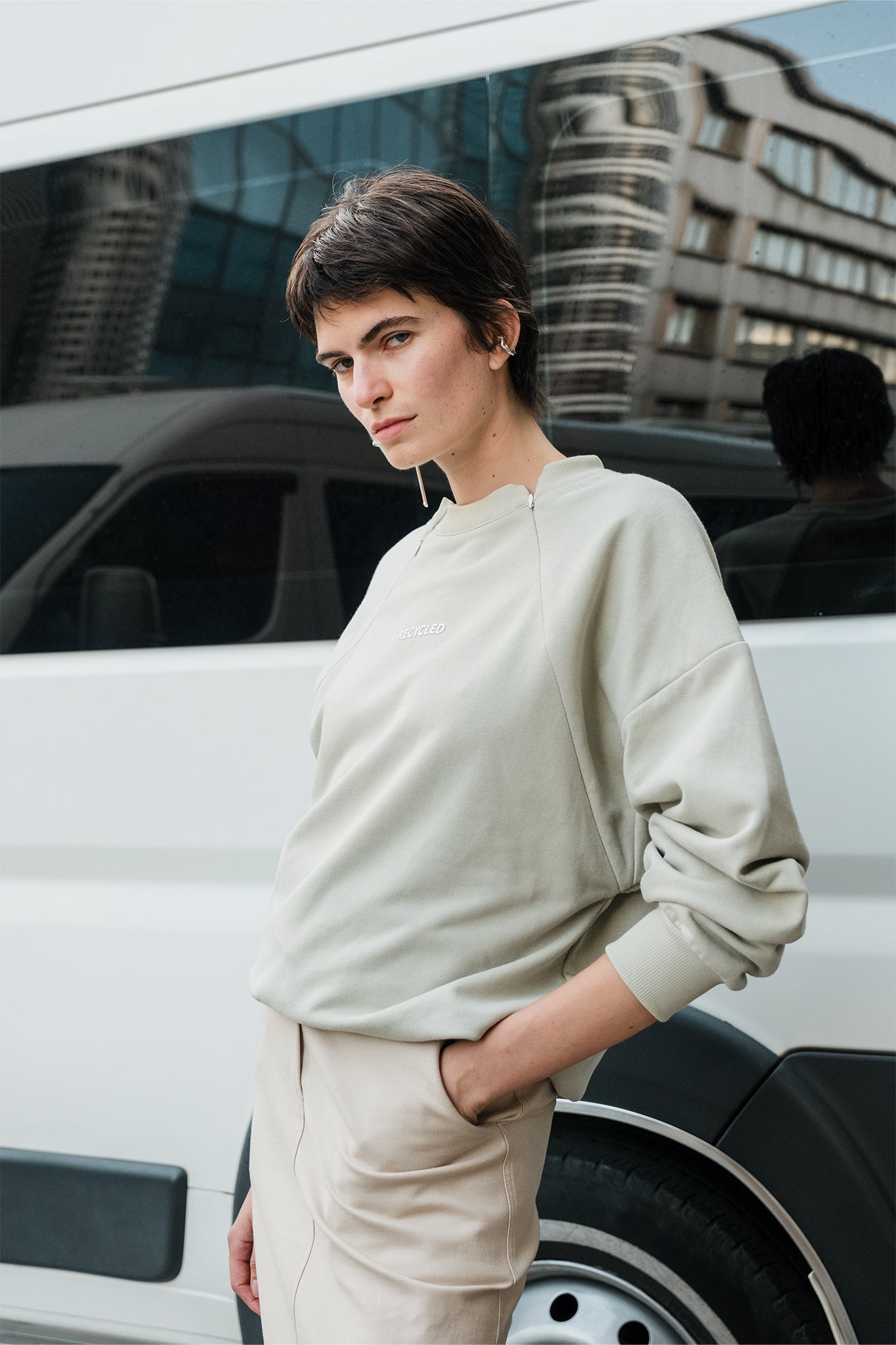 ACRE SWEATSHIRT - BEJ