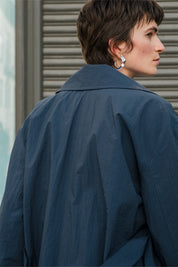 MAPLE TRENCHCOAT - LACİVERT