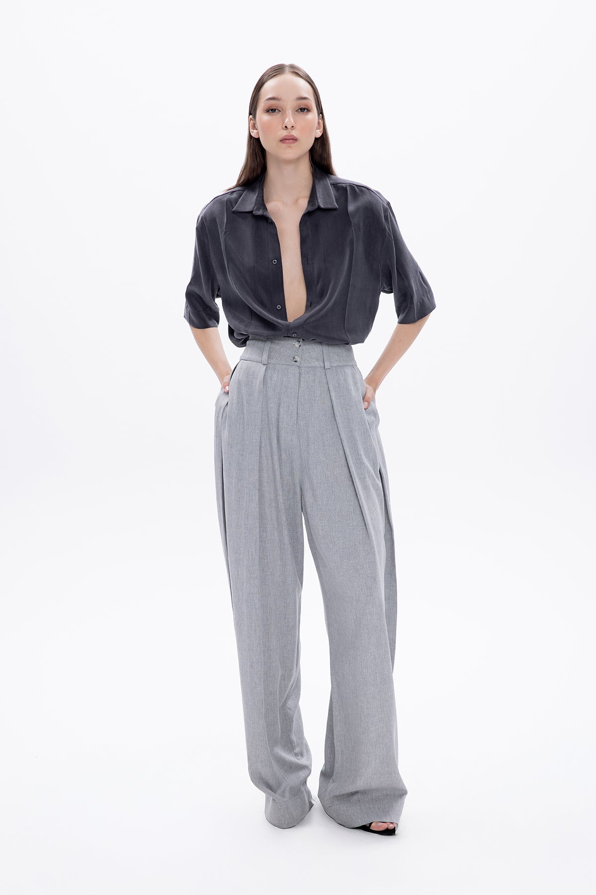 KAROLIN GREY PANTOLON